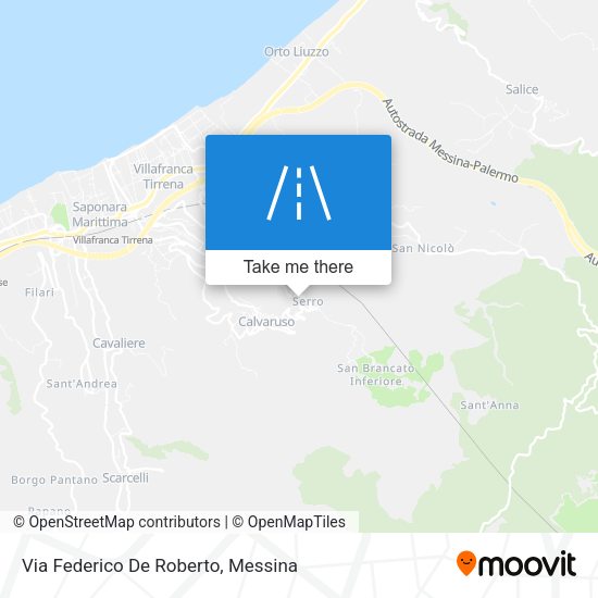 Via Federico De Roberto map