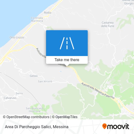 Area Di Parcheggio Salici map