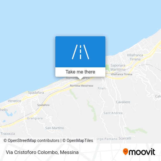 Via Cristoforo Colombo map
