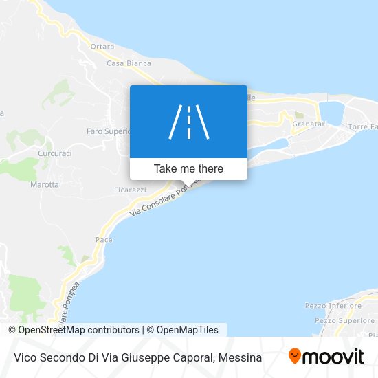 Vico Secondo Di Via Giuseppe Caporal map