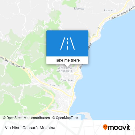 Via Ninni Cassarà map