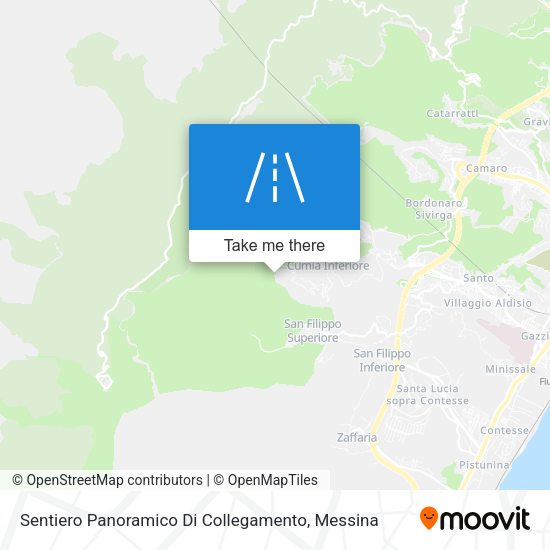 Sentiero Panoramico Di Collegamento map