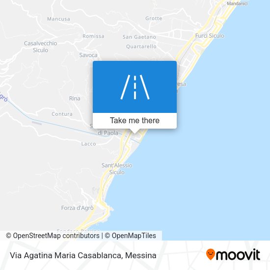 Via Agatina Maria Casablanca map