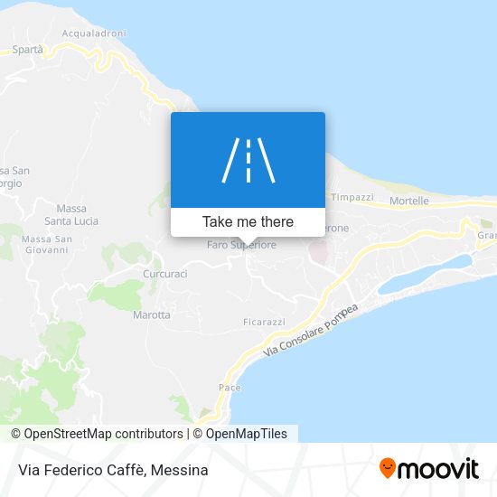 Via Federico Caffè map