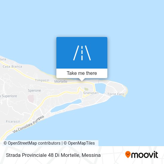 Strada Provinciale 48 Di Mortelle map