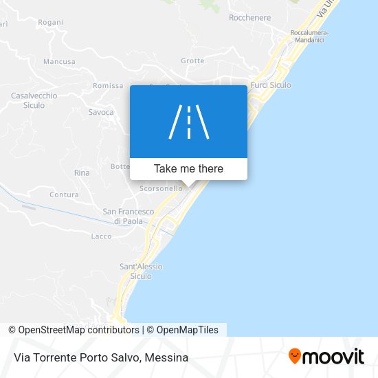 Via Torrente Porto Salvo map
