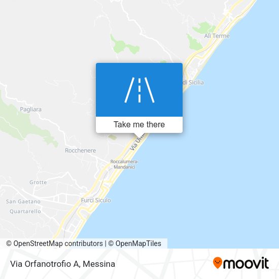 Via Orfanotrofio A map