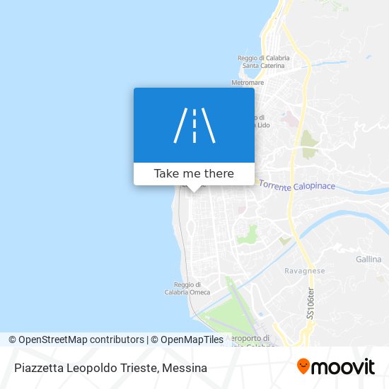 Piazzetta Leopoldo Trieste map