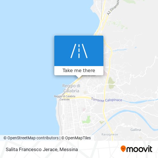 Salita Francesco Jerace map