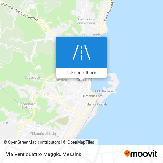 Via Ventiquattro Maggio map