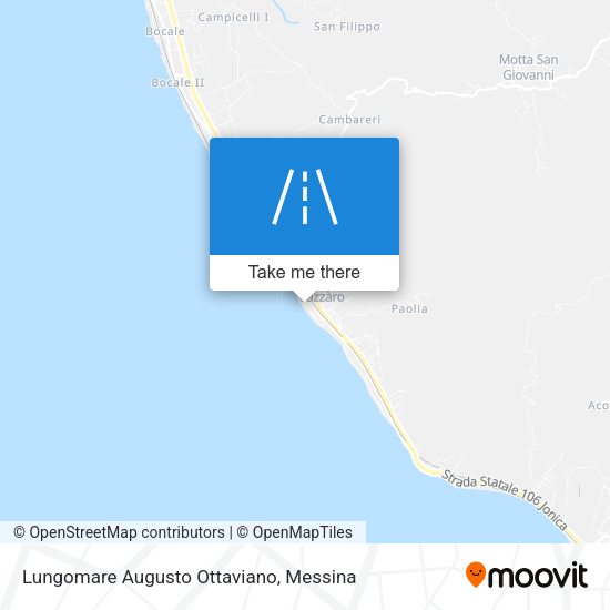 Lungomare Augusto Ottaviano map