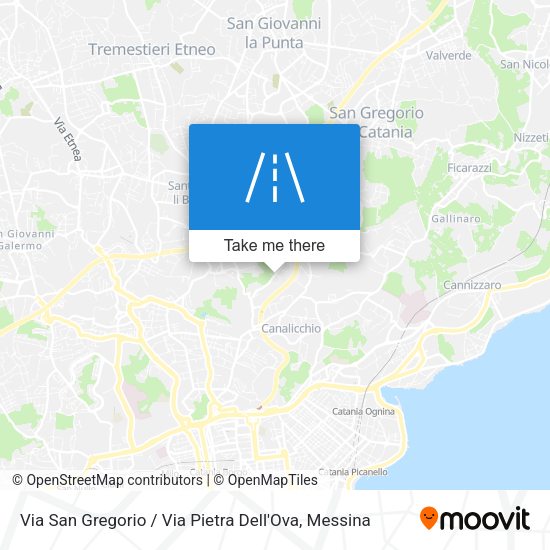 Via San Gregorio / Via Pietra Dell'Ova map