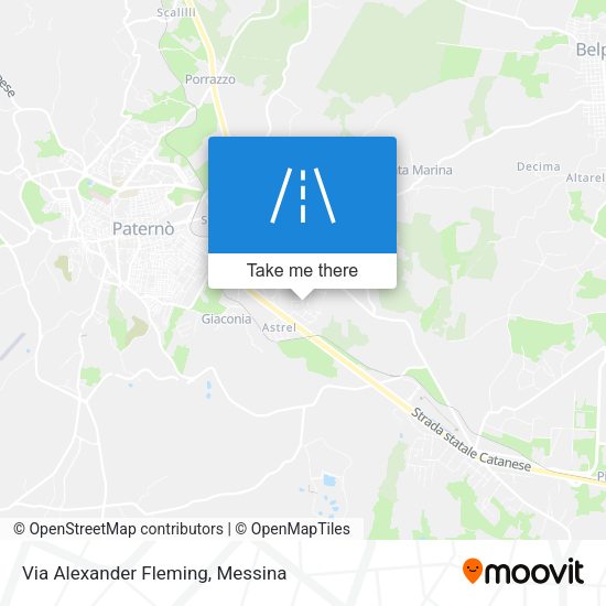 Via Alexander Fleming map
