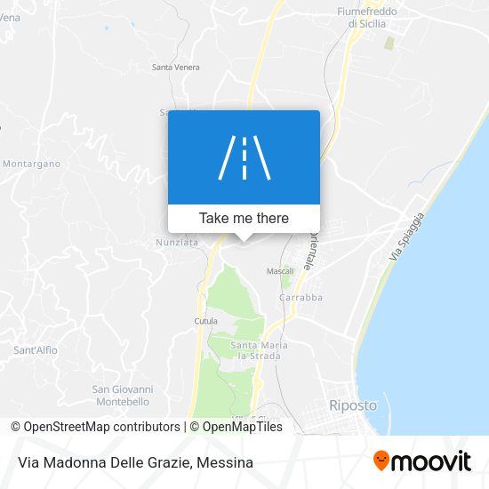 Via Madonna Delle Grazie map