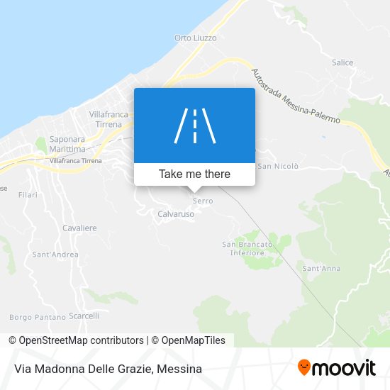 Via Madonna Delle Grazie map