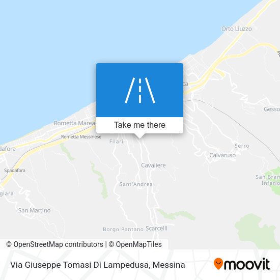 Via Giuseppe Tomasi Di Lampedusa map