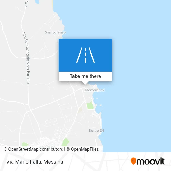 Via Mario Falla map