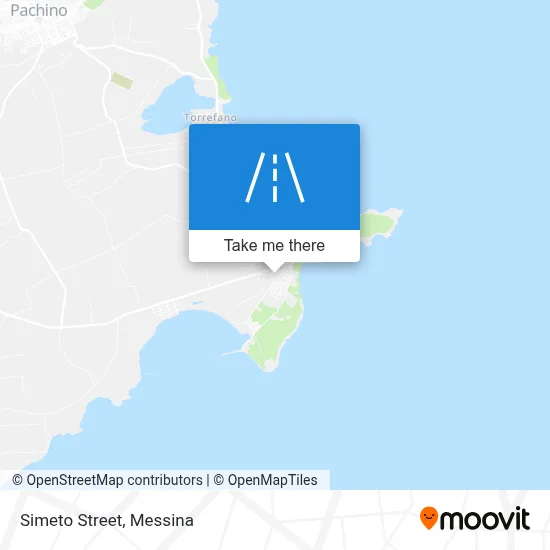 Simeto Street map