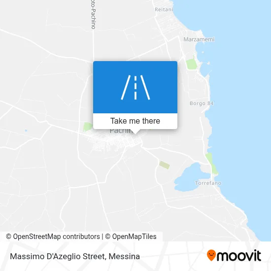 Massimo D'Azeglio Street map