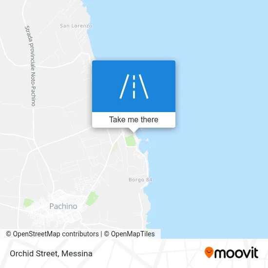 Orchid Street map