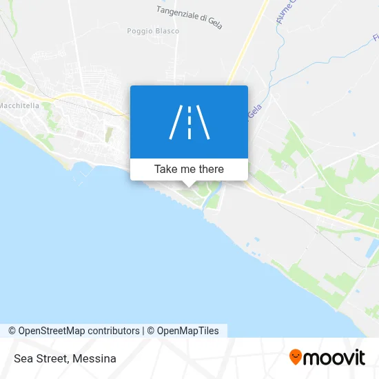 Sea Street map