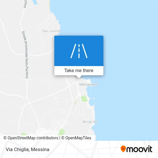 Via Chiglia map
