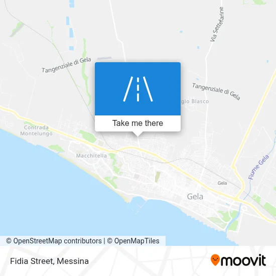 Fidia Street map