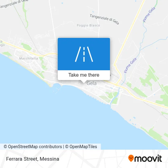 Ferrara Street map