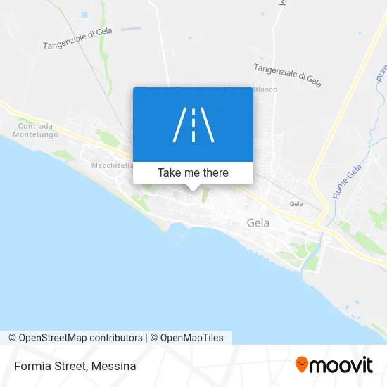 Formia Street map