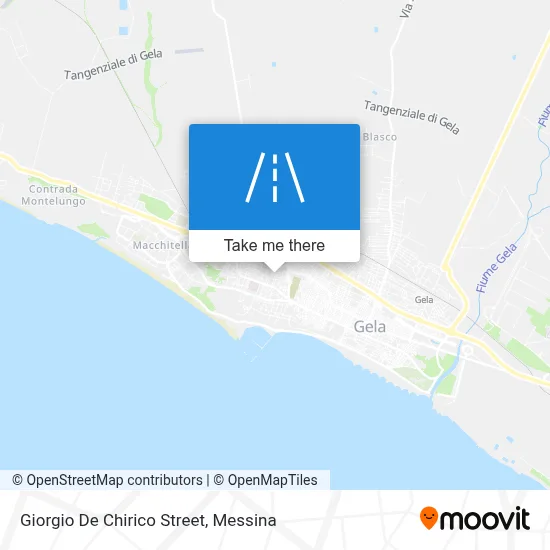 Giorgio De Chirico Street map