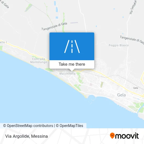 Via Argolide map