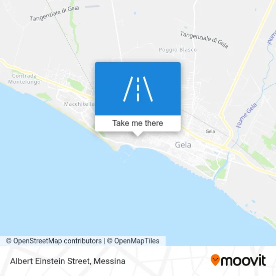 Albert Einstein Street map