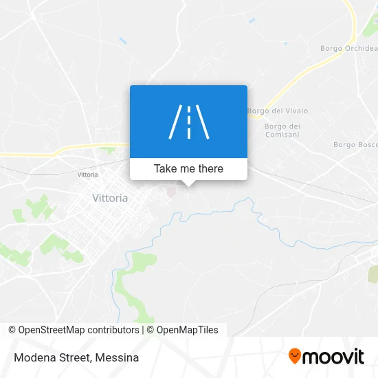 Modena Street map