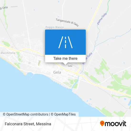 Falconara Street map