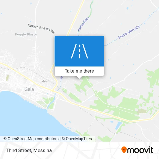 Third Street map