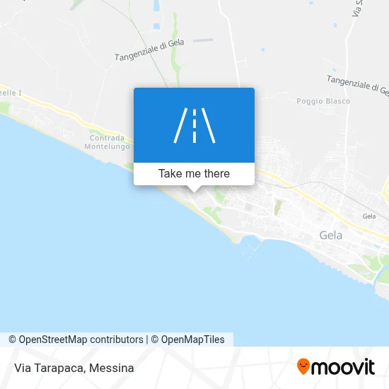 Via Tarapaca map