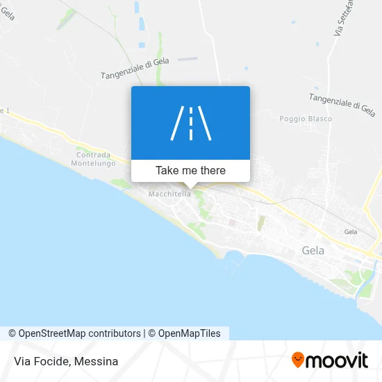 Via Focide map