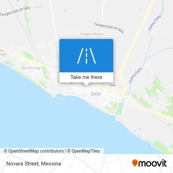 Novara Street map