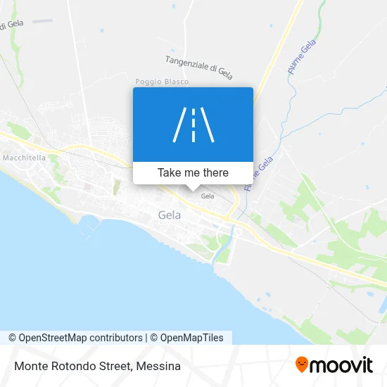 Monte Rotondo Street map