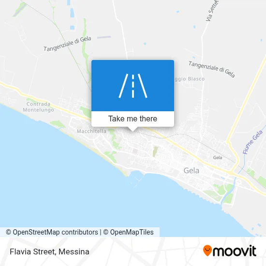 Flavia Street map