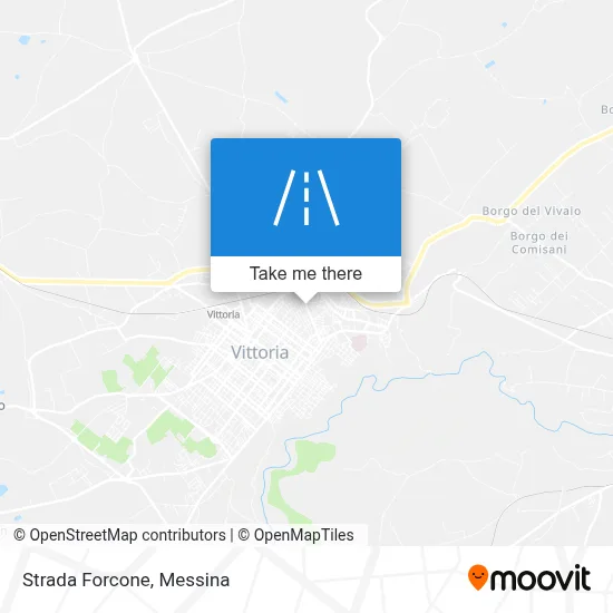 Strada Forcone map
