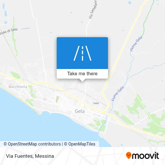 Via Fuentes map