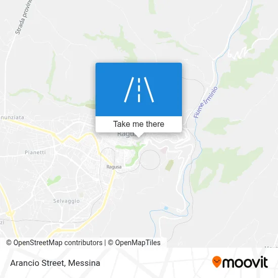 Arancio Street map