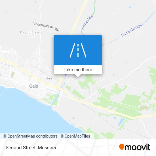 Second Street map