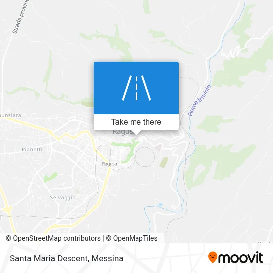 Santa Maria Descent map