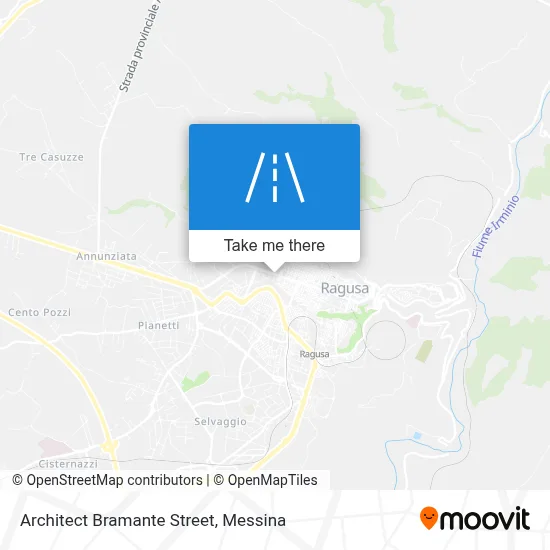 Architect Bramante Street map