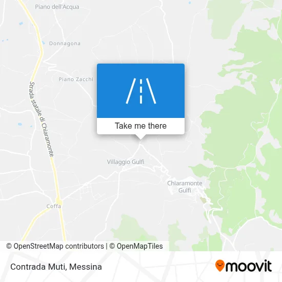 Contrada Muti map