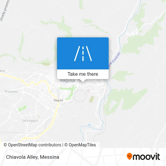 Chiavola Alley map