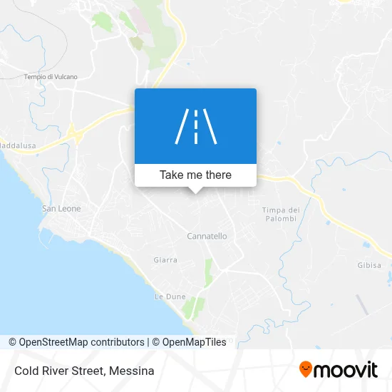 Cold River Street map