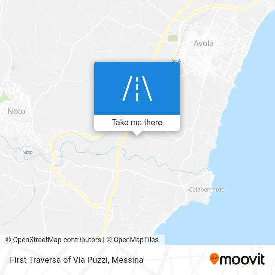 First Traversa of Via Puzzi map